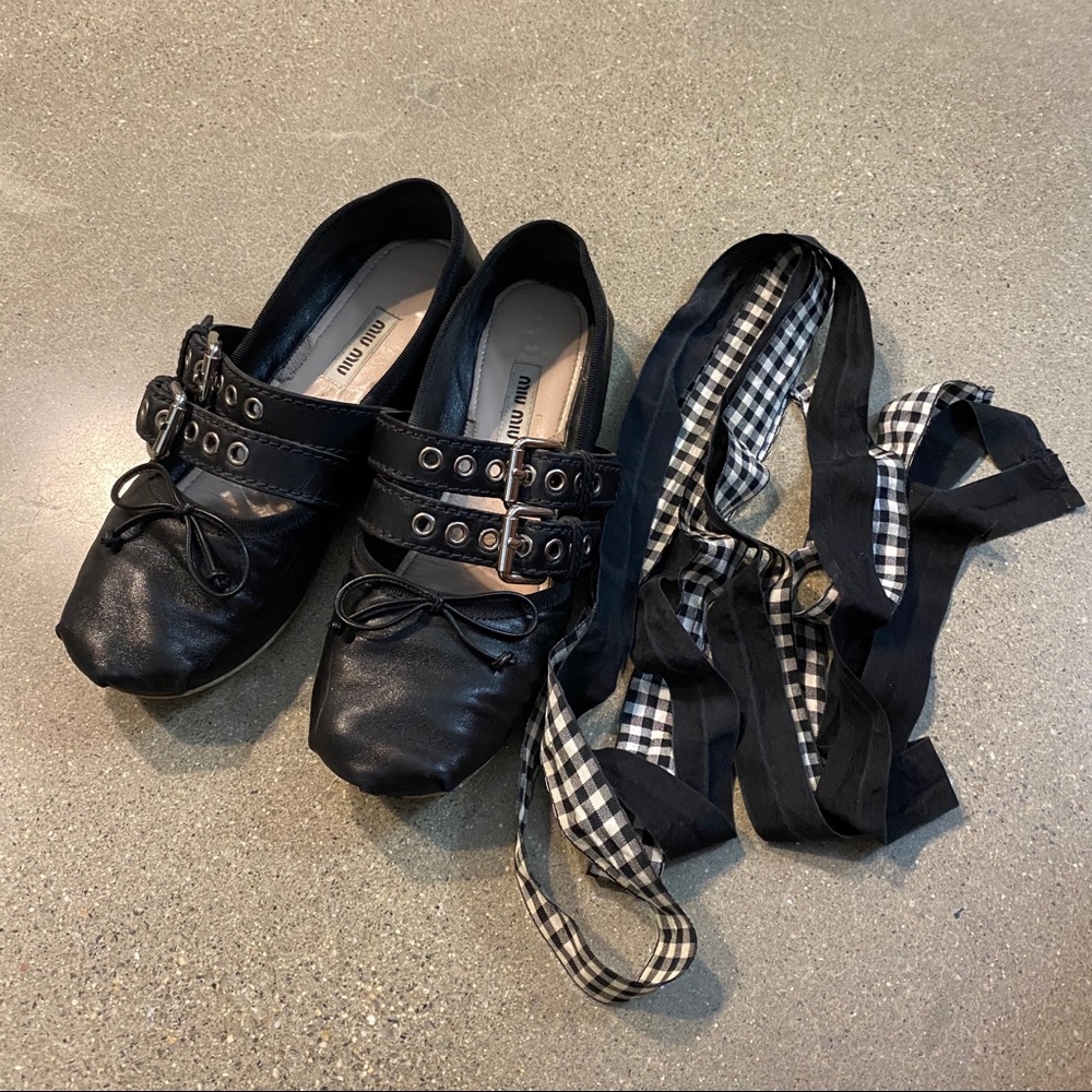 Miu Miu Ballerinas Size 36